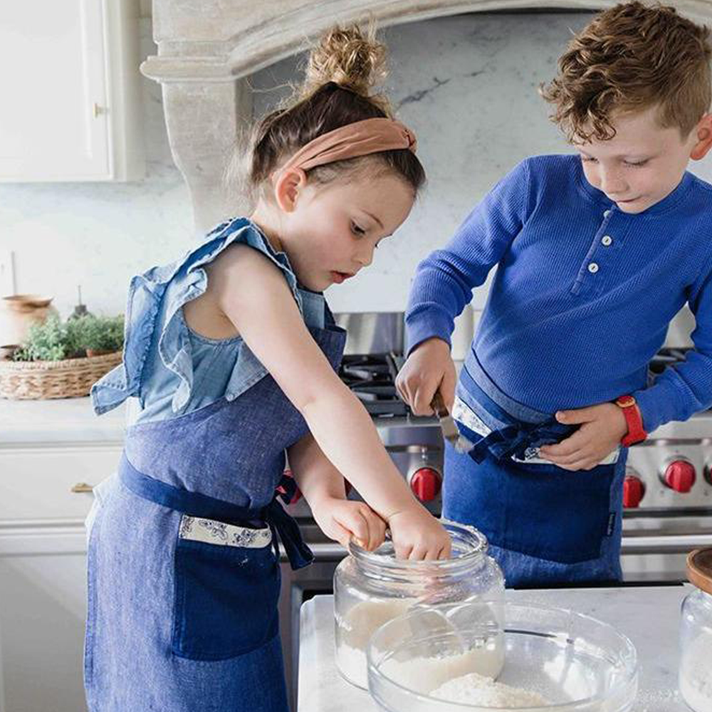 2021 Danielle Walker 100 Linen Youth Apron Danielle Walker