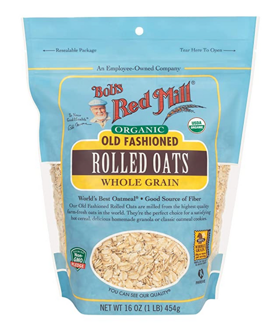 Bob's Red Mill Organic Gluten-Free Old Fashioned Rolled Oats, 16 Oz