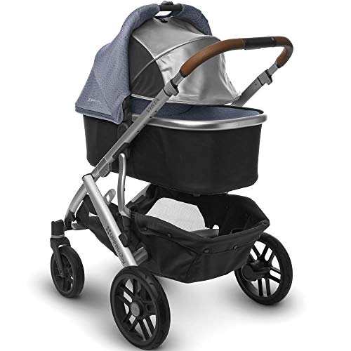 uppababy vista 2018 blue 2018 UPPAbaby Vista Stroller -Henry (Blue Marl/Silver/Saddle Leather)