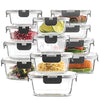 24 piece superior glass food storage containers set Danielle Walker