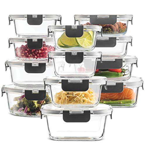 OXO Good Grips 12 Piece Smart Seal Glass Container Set
