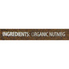 Simply Organic Nutmeg Ground CERTIFIED ORGANIC 2.3oz. bottle