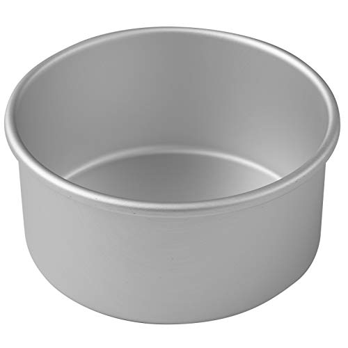 Wilton Round Cake Pan, Even-Heating for Perfect Results Every Time, Durable Heavy-Duty Aluminum, 6 x 3-Inches