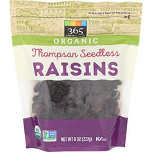  365 everyday value 8 oz. Thompson seedless organic raisins Danielle Walker