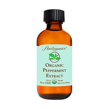  Flavorganics Organic Peppermint Extract, 2-Ounces Glass Bottles (Pack of 3)