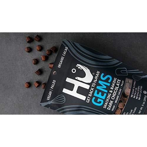 Hu Gems Chocolate Vegan Snacks | Paleo, Gluten Free Dark Chocolate Chips