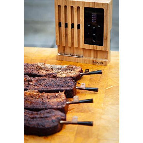 MEATER Block | Premium Wireless Smart Meat Thermometer for The Oven Grill Kitchen BBQ Smoker Rotisserie with Bluetooth and WiFi Digital Connectivity