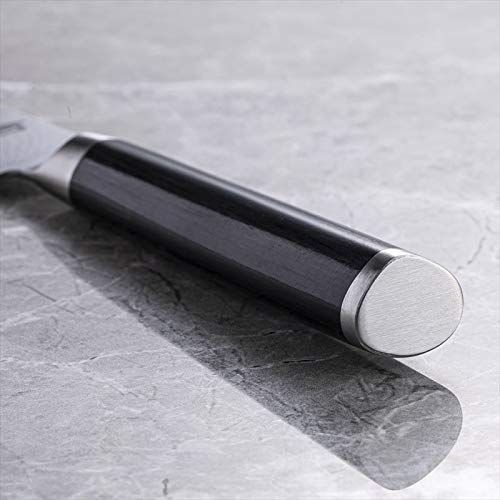 Shun Cutlery Classic Chef's Knife 8”, Thin, Light Kitchen Knife, Ideal for All-Around Food Preparation, Authentic, Handcrafted Japanese Knife, Professional Chef Knife,Black