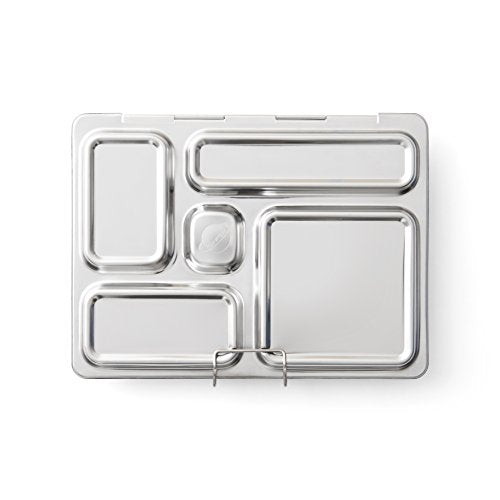 PlanetBox ROVER Classic Stainless Steel Bento Lunch Box with 5 Compartments  (P5000N)