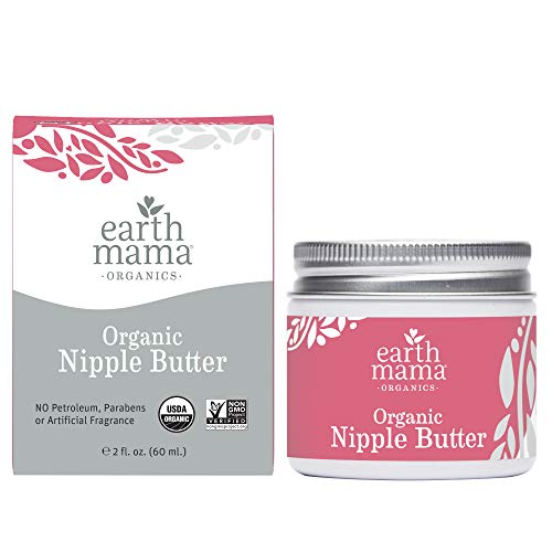 Organic Nipple Butter for Breastfeeding Mothers | Lanolin Free Nipple  Cream, Safe for Nursing Moms & Babies | No Need to Wash Balm for Dry Skin 