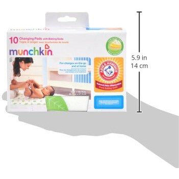 Munchkin Arm and Hammer Disposable Changing Pad, 10 Count