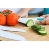 Tovla & Co. Knives for Kids 3-Piece Nylon Kitchen Baking Knife Set: Children's Cooking Knives in 3 Sizes & Colors/Firm Grip, Serrated Edges, BPA-Free Kids' Knives (colors vary for each size knife)