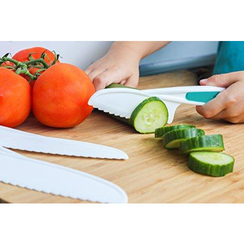 Tovla & Co. Knives for Kids 3-Piece Nylon Kitchen Baking Knife Set: Ch –  daniellewalkerenterprises