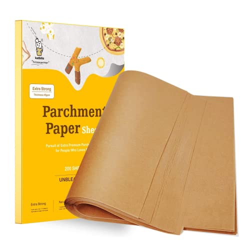 Katbite 200PCS 12x16 In Heavy Duty Flat Parchment Paper - Thumbnail 4