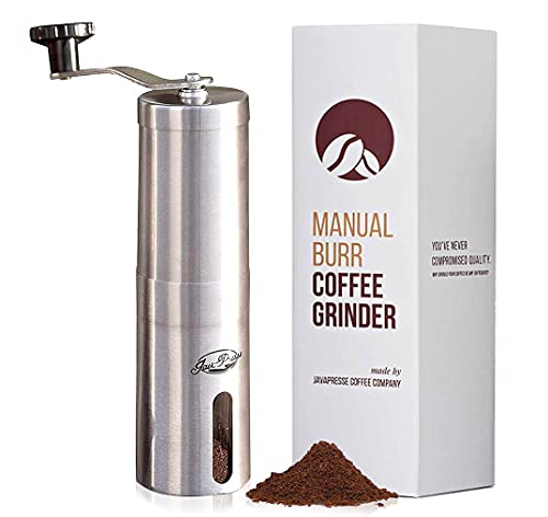 Manual Espresso Coffee Bean Grinder - Portable Spice Grinder Stainless  Steel & Visible Manual Coffee Grinder Easy To Use Hand Coffee Grinder