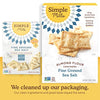 Simple Mills Almond Flour Crackers, Fine Ground Sea Salt, Gluten Free, Flax Seed, Sunflower Seeds, Corn Free, Good for Snacks, Made with whole foods, 3 Count (Packaging May Vary)