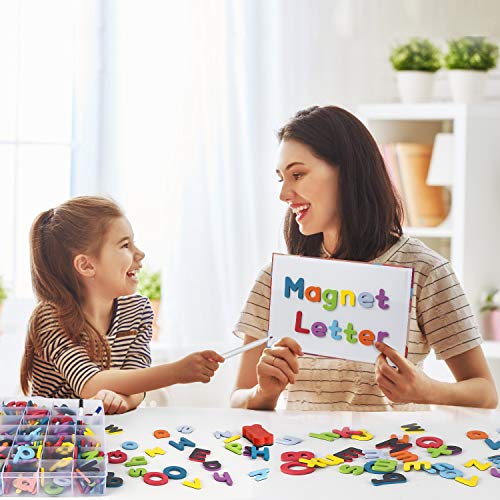 Gamenote Classroom Magnetic Alphabet Letters Kit 234 Pcs with Double - Side Magnet Board - Foam Alphabet Letters for Preschool Kids Toddler Spelling and Learning