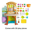 Fisher-Price Laugh & Learn Grow-the-Fun Garden to Kitchen, interactive farm-to-kitchen playset for toddlers with music, lights and learning content