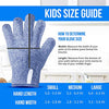 TruChef KIDS Cut Resistant Gloves (Ages 4-8) - Maximum Kids Cooking Protection