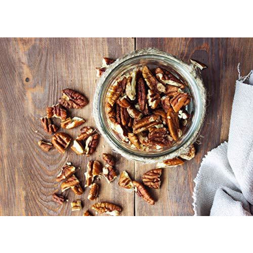 Pecans Pieces, 2 Pounds Raw, Chopped, Unsalted, Unroasted, Kosher, Vegan, Bulk, Great Gourmet Nuts for Baking