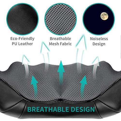 Shiatsu Neck and Back Massager with Soothing Heat, Nekteck