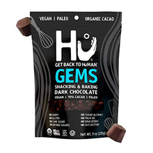  Hu Gems Chocolate Vegan Snacks | Paleo, Gluten Free Dark Chocolate Chips