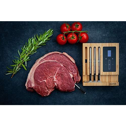 MEATER Block Set of 4 Digital Meat Thermometers, Honey - Worldshop