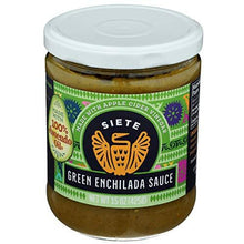  Siete Family Foods, Sauce Enchilada Green, 15 Ounce