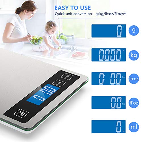 Nicewell Food Scale, 22lb Digital Kitchen Scale Weight Grams and ounce –  daniellewalkerenterprises