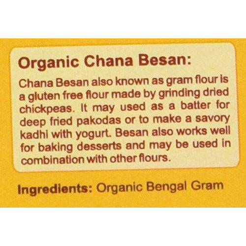 Vedica Organics - Organic Chana Besan (Chickpea Flour) 2 Lbs