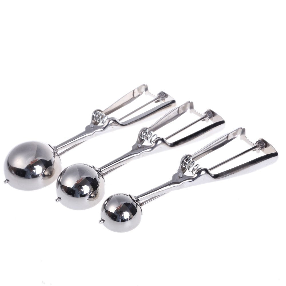 Stainless Steel Cookie Dough Scooper  Stainless Steel Ice Cream Scoop -  3/4/5cm - Aliexpress