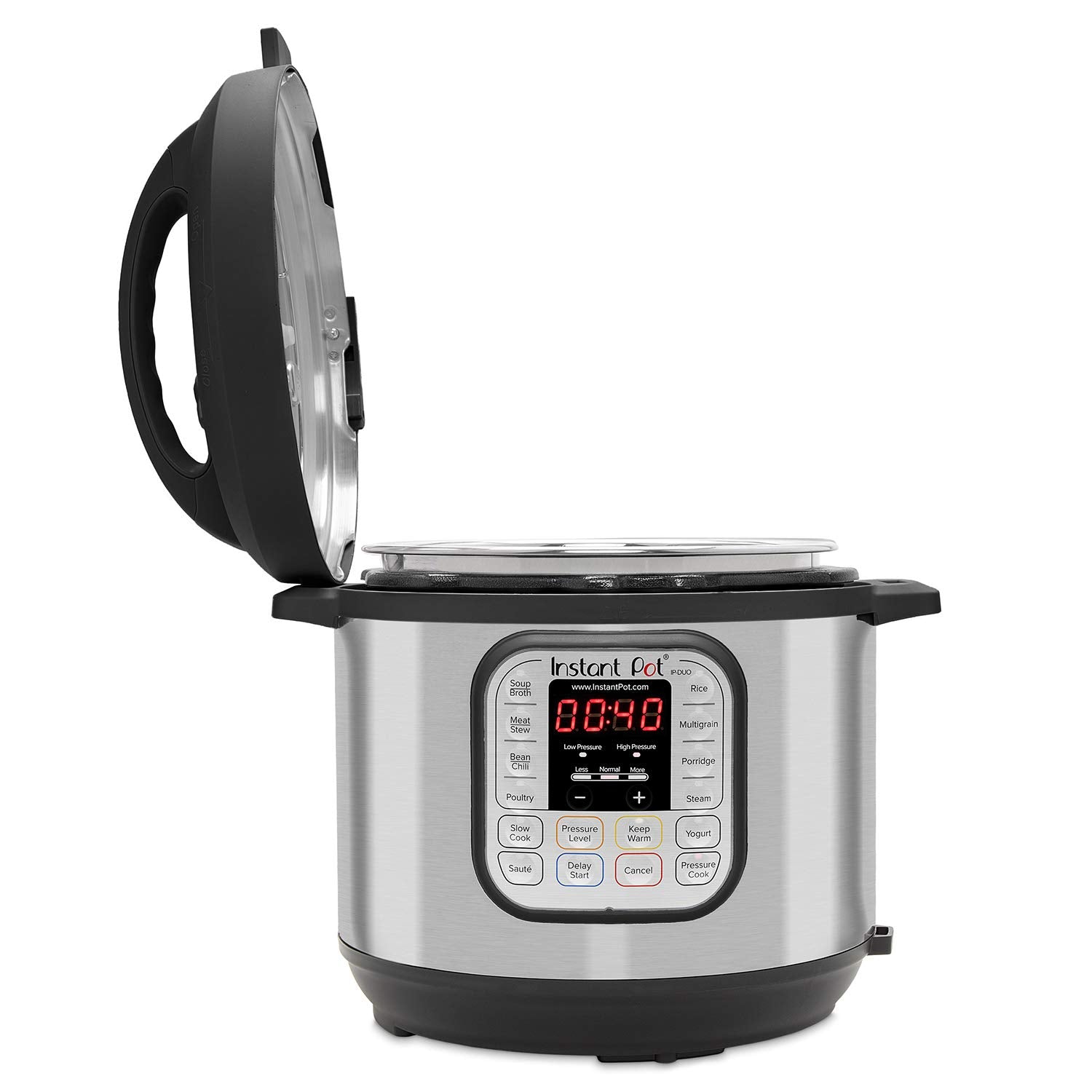 Instant Pot IP-DUO60 321 Electric Pressure Cooker, 6-QT, Stainless