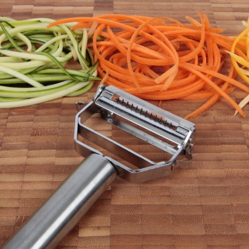 Kleva Precision Peeler With Ultra Sharp Double-Sided Stainless