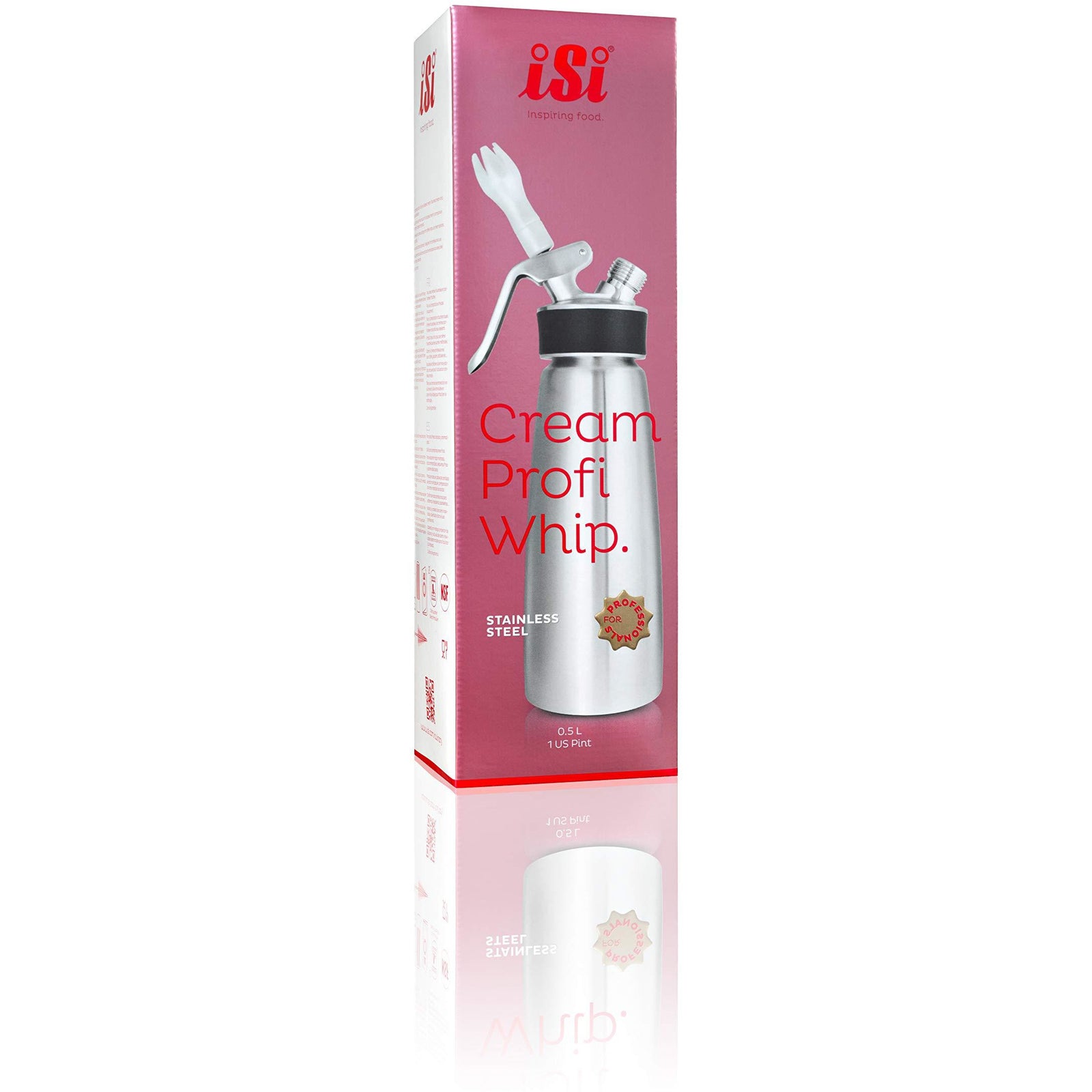 iSi North America 1 Pint Stainless Cream Whipper Dispenser