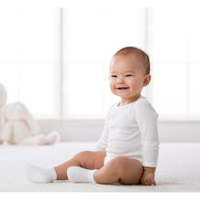 Gerber Baby Unisex 6 Pack Socks, White, 3-6 Months