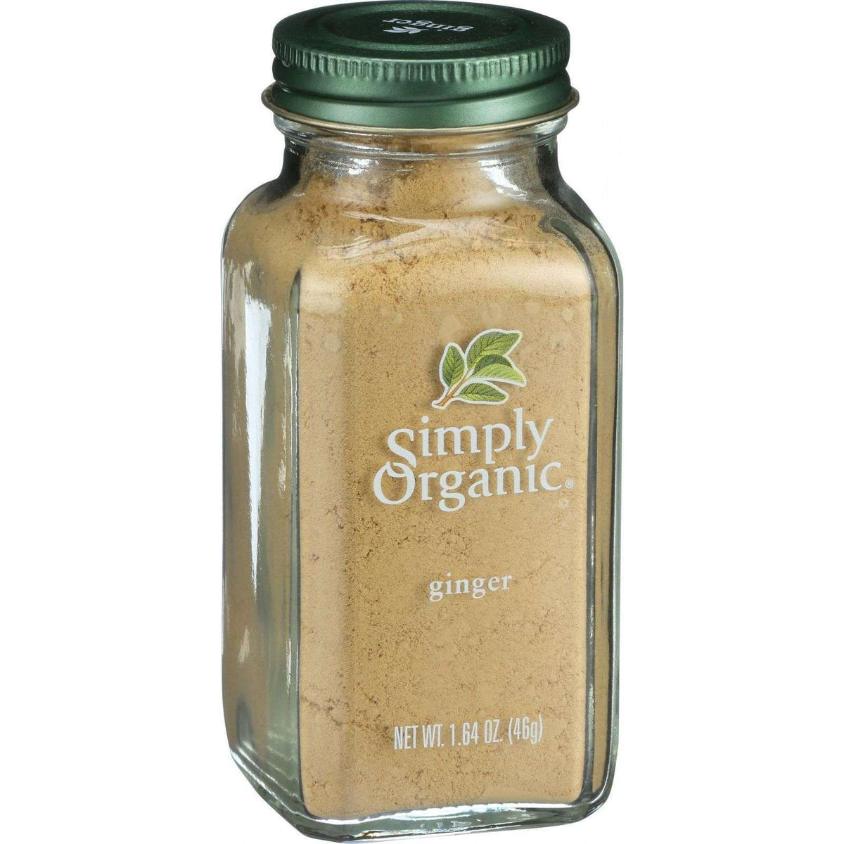 Simply Organic Ginger Root Ground Certified Organic, 1.64 Ounce Contai ...