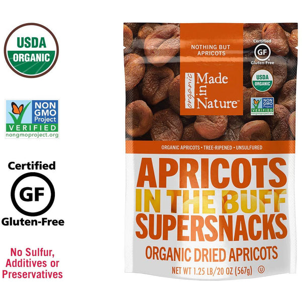 Made In Nature Organic Dried Apricots 20 Ounce (Pack of 1