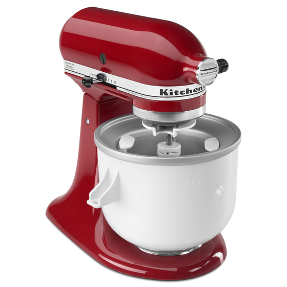 KitchenAid KICA0WH Ice Cream Maker Attachment - Excludes 7, 8, and most 6 Quart Models