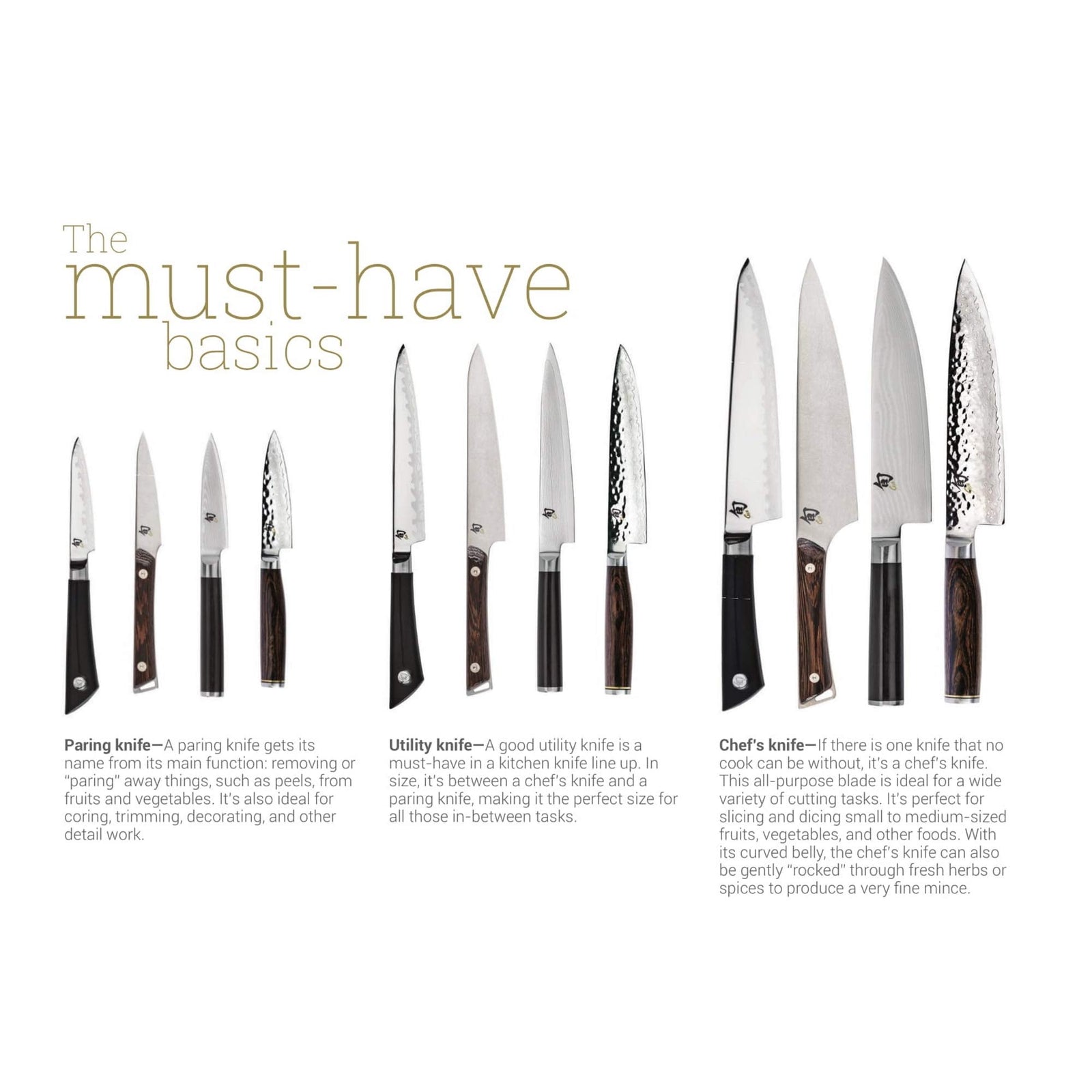 A knife for every cutting task