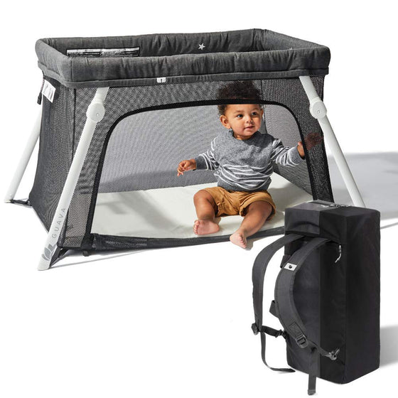 Lotus Travel Crib - Backpack Portable, Lightweight, Easy to Pack