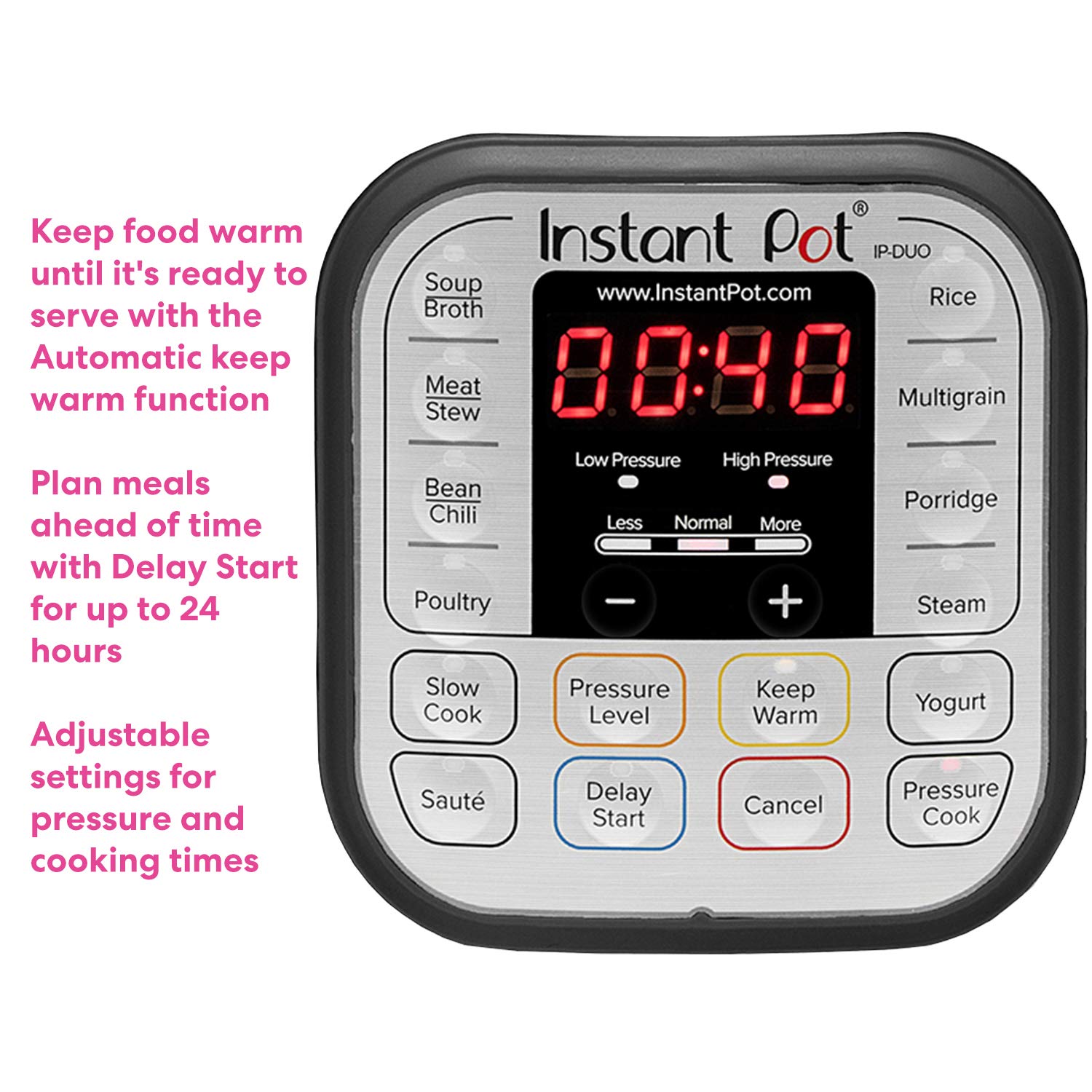 Instant Pot IP-DUO60-OB Duo 7-in-1 Electric Pressure Cooker, 6 Quart -  Coupon Codes, Promo Codes, Daily Deals, Save Money Today