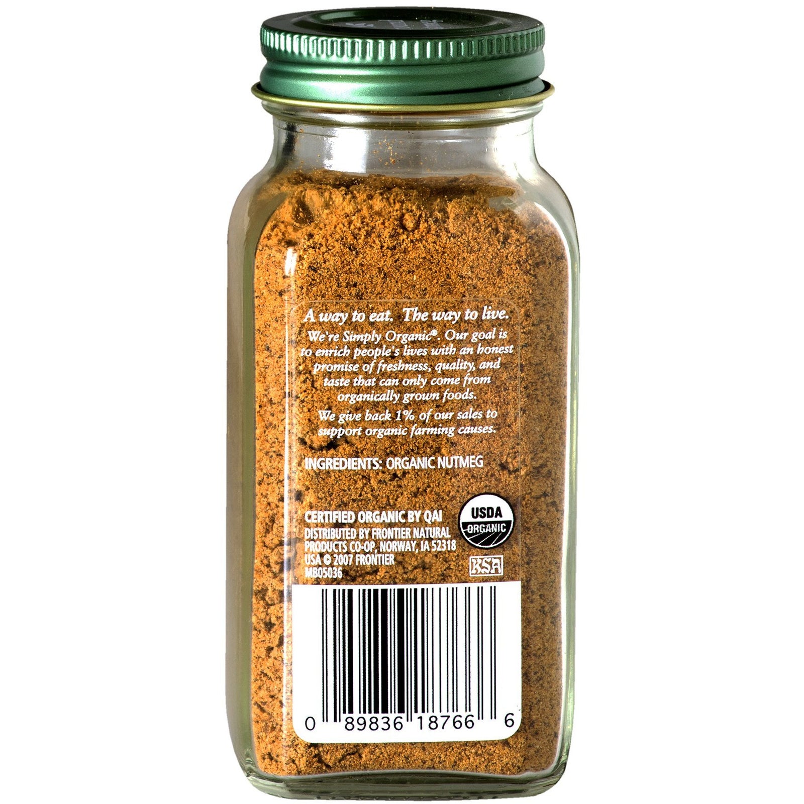 Nutmeg Powder – 8 Oz (Half Pound) From Atlantic Spice Company, Pure Ground Spice