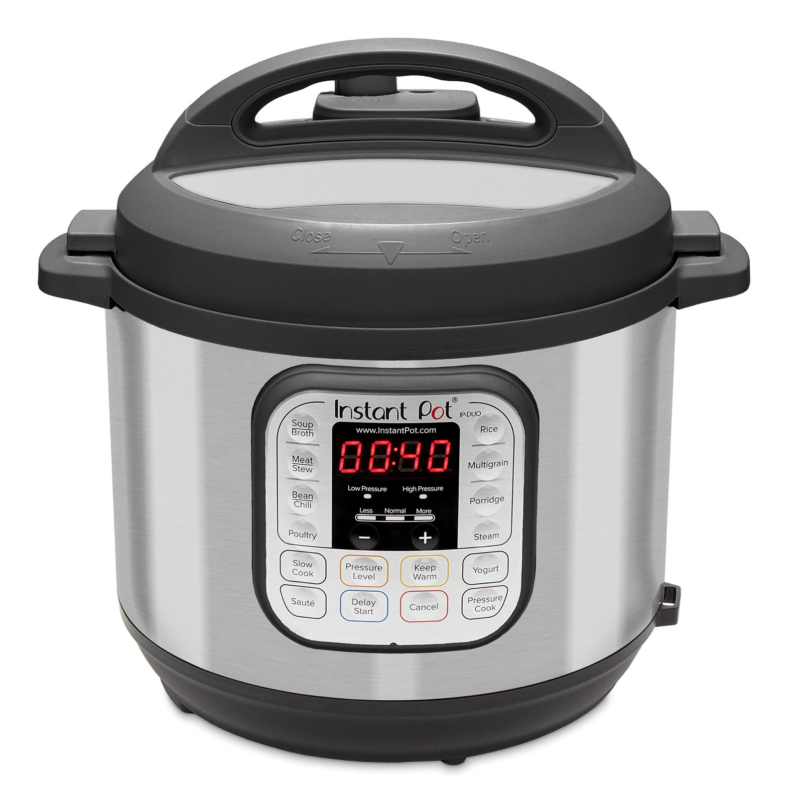 Instant Pot 6qt pressure cooker with baking accessory kit.
