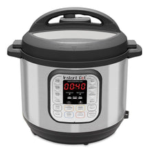  Instant Pot IP-DUO60 321 Electric Pressure Cooker, 6-QT, Stainless Steel/Black