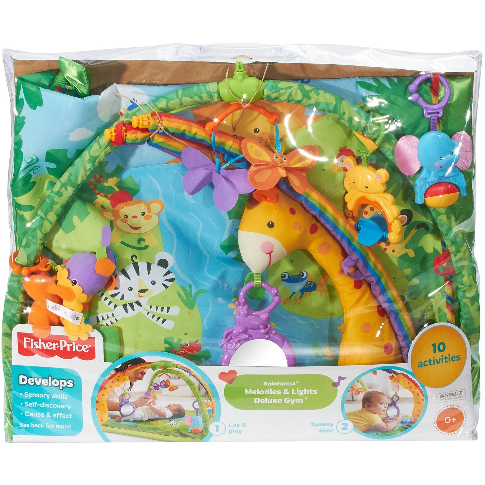 Fisher-Price Rainforest Melodies and Lights Deluxe Gym – Danielle