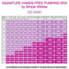 Simple Wishes Signature Hands Free Pumping Bra, Patented, Pink, X-Small/Large