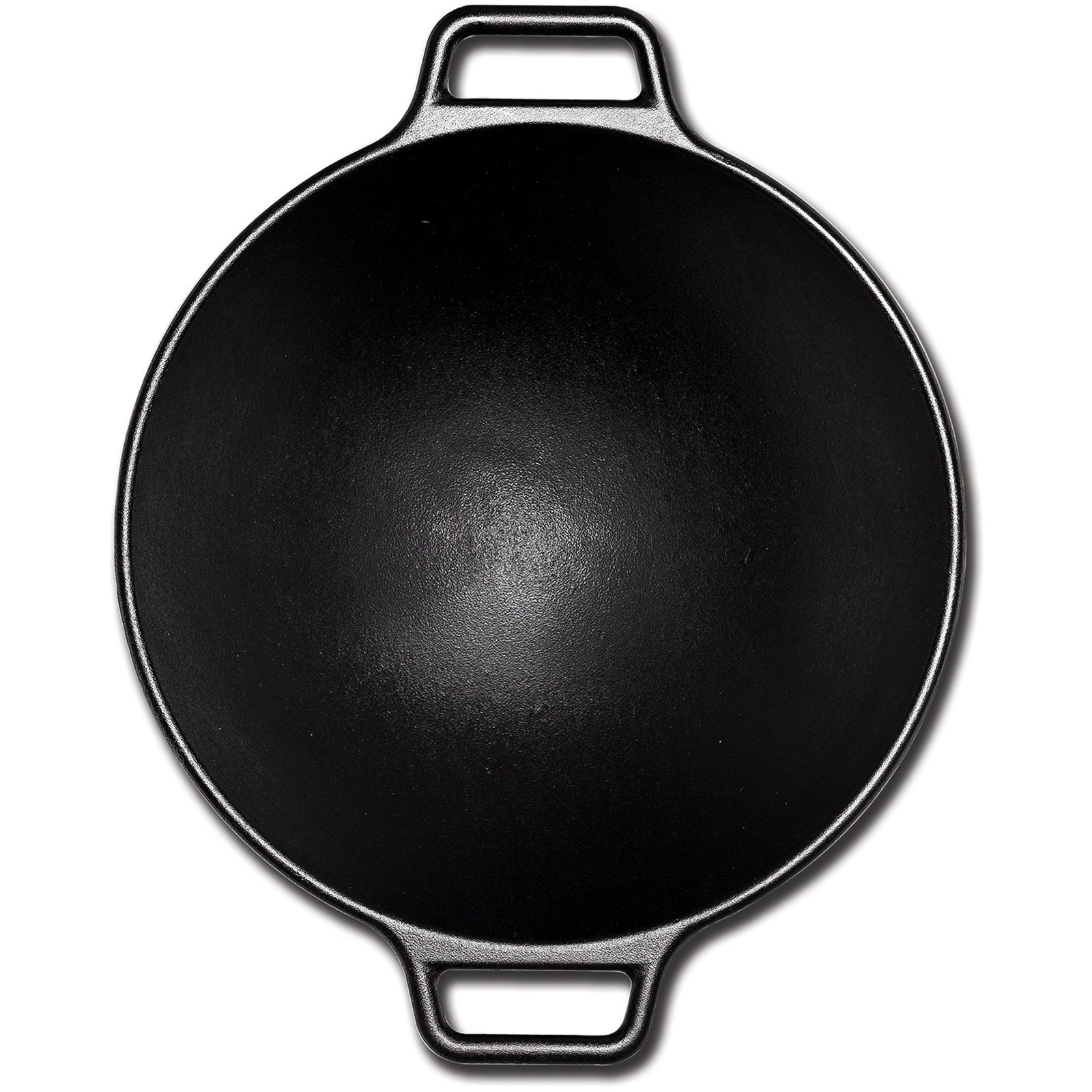 Lodge Cast Iron Wok with Wide Base