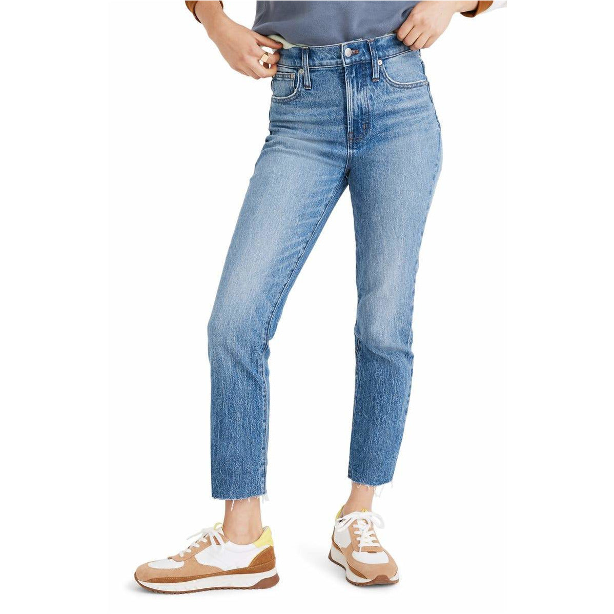 MADEWELL The Perfect Vintage Raw Edge Jeans – Danielle Walker ...