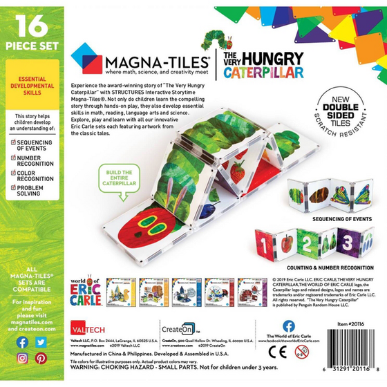 Magna-Tiles Eric Carle Very Hungry Caterpillar