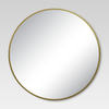 Round Decorative Wall Mirror Brass - Project 62™ : Target